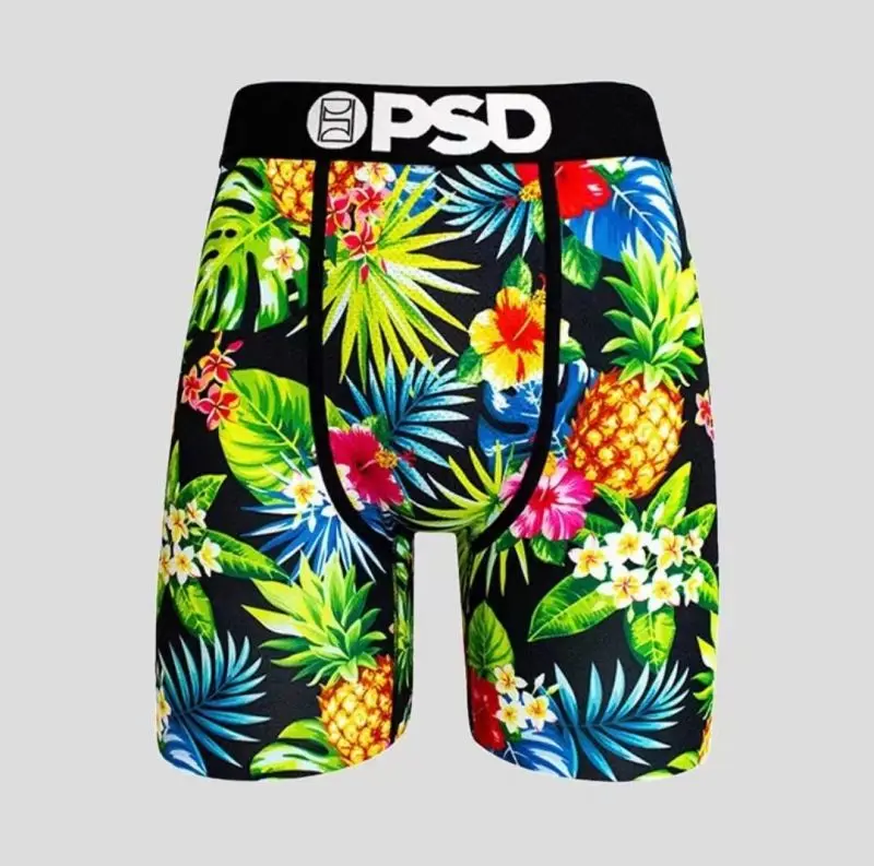 Fashion Long Mens Boxers Man Elastic Waist Underpants Men Boxer Shorts Beach Trunks Mens Panties Fitness Swimming Underwear Men