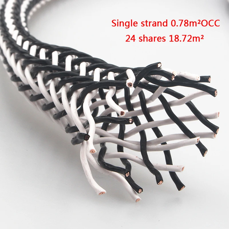 Audiocrast 12TC OCC HIFI усилитель динамика DIY соединение свободный кабель аудио |