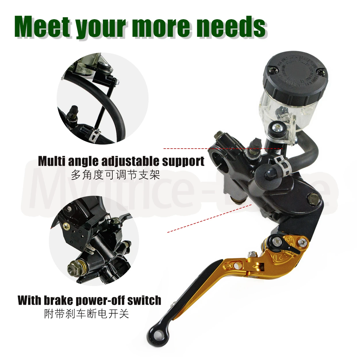 Гидравлический Главный цилиндр Myritrice для переднего тормоза R1100S R1100RS 7/8 дюйма 22 мм