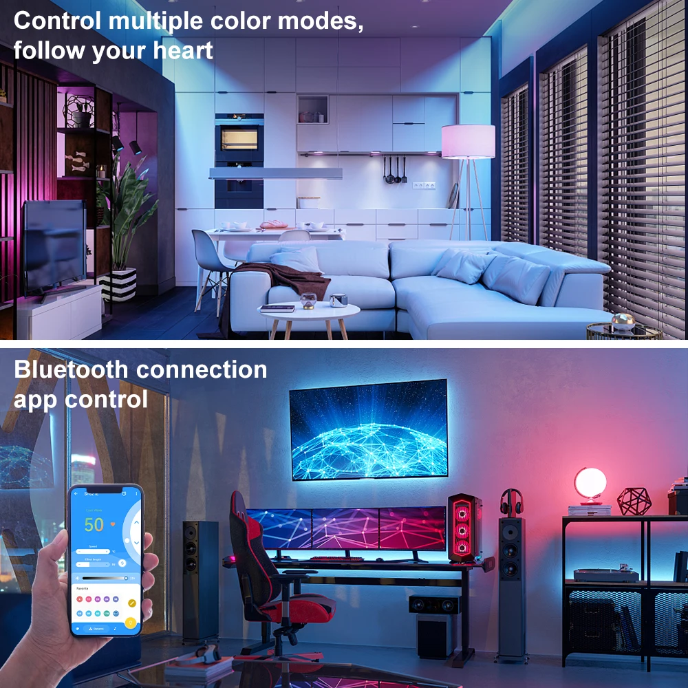DC5V~24V Smart Controller Bluetooth Phone APP Wireless Control Timing Function For LED RGB Light Strip Mini Convenient 2023 images - 6