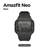 amazfit neo digital smart watch bluetooth 5 0 5atm waterproof pai health assessment heart rate sleep monitoring smartwatch