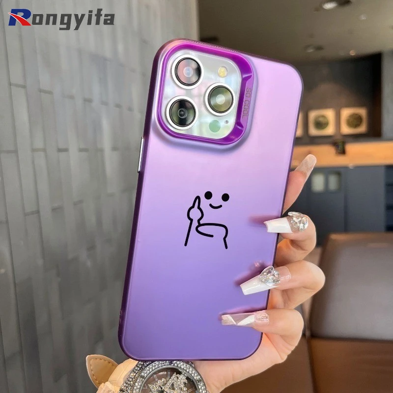 Фото Для Huawei Nova 13 12i 12 12s 11 10 9 8 7 Pro SE 6 5G 5 Pro Y72 Чехол для телефона с линейным узором Забавный противоударный жесткий чехол на заднюю панель №3