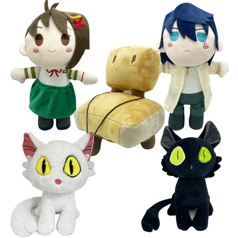 

Kawaii Suzume No Tojimari Bell Bud Tour Around The Cat Doll Plush Doll Room Decoration Toy For Children Girl Holiday Gift