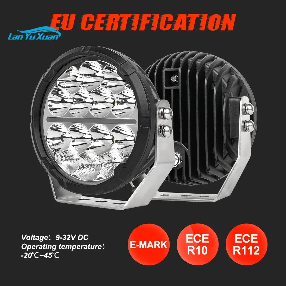 Суперъяркие водонепроницаемые прожекторы для грузовика IP68 6 5 дюйма 200 Вт 4x4