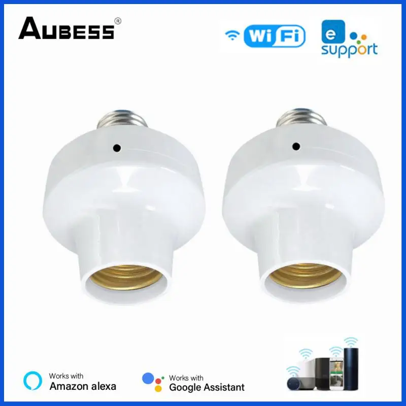 

WiFi Smart Light Bulb Adapter EWeLink E27 E26 90-250V Lamp Holder Base Smart Home Voice Control Work With Alexa Google Home