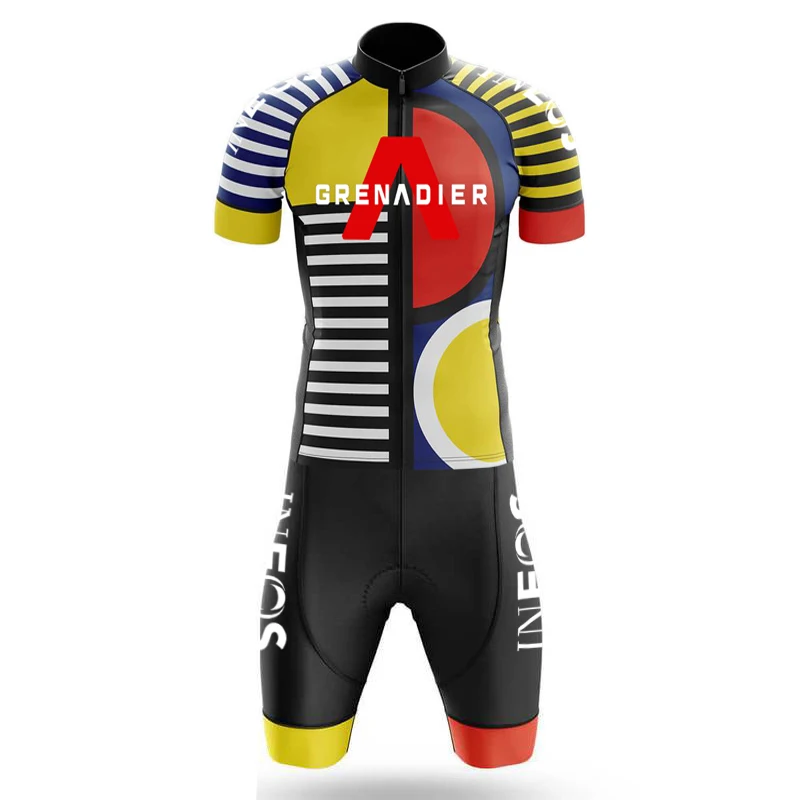 Комплект для триатлона INEOS GRENADIER Мужская велосипедная майка эндуро экипировка