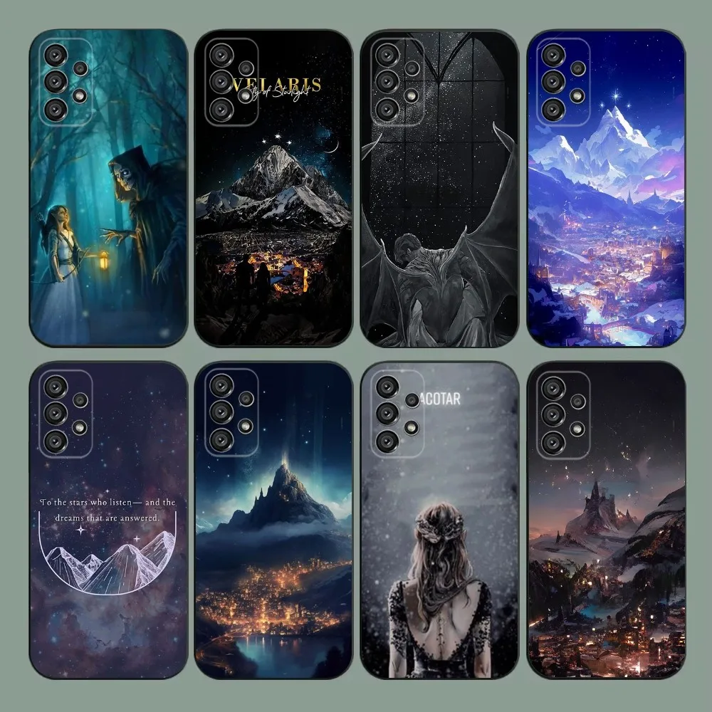 Acotar A Court of Mist and Fury чехол для телефона Samsung Galaxy A20 A21s A22 A31 A32 A52 A53 A72 73 A80 A91 мягкий