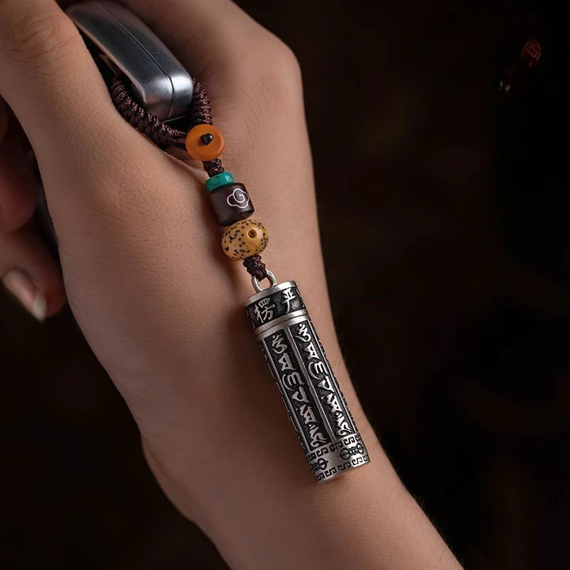 

Vintage Old Tight Leng Charm Rope Can Be Disassembled To Fill Scriptures To Increase Auspiciousnesslso Be Used As A Pendant