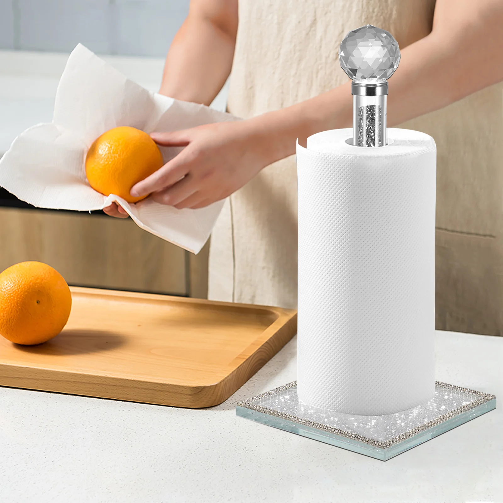 Crystal Gold Chrome Bathroom Toilet Paper Holder Wall Mount Tissue Roll Hanger Copper Accessories Kitchen | Строительство и