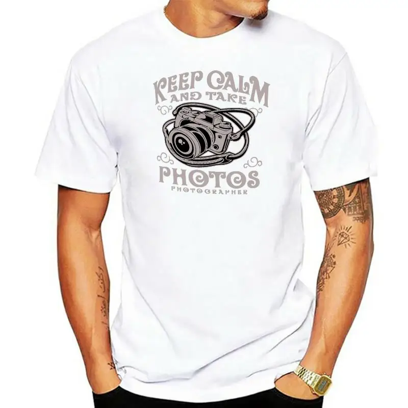 Keep Calm And Take t shirt camera photo picture photographic S-3XL