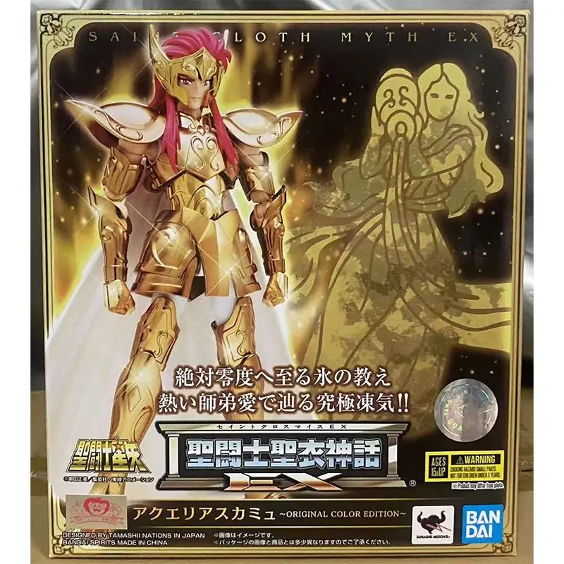 

Оригинальный тканевый Миф BANDAI Saint Cloth EX аквариус CAMUS оригинальная цветная коллекция в наличии Аниме фигурки модели игрушки