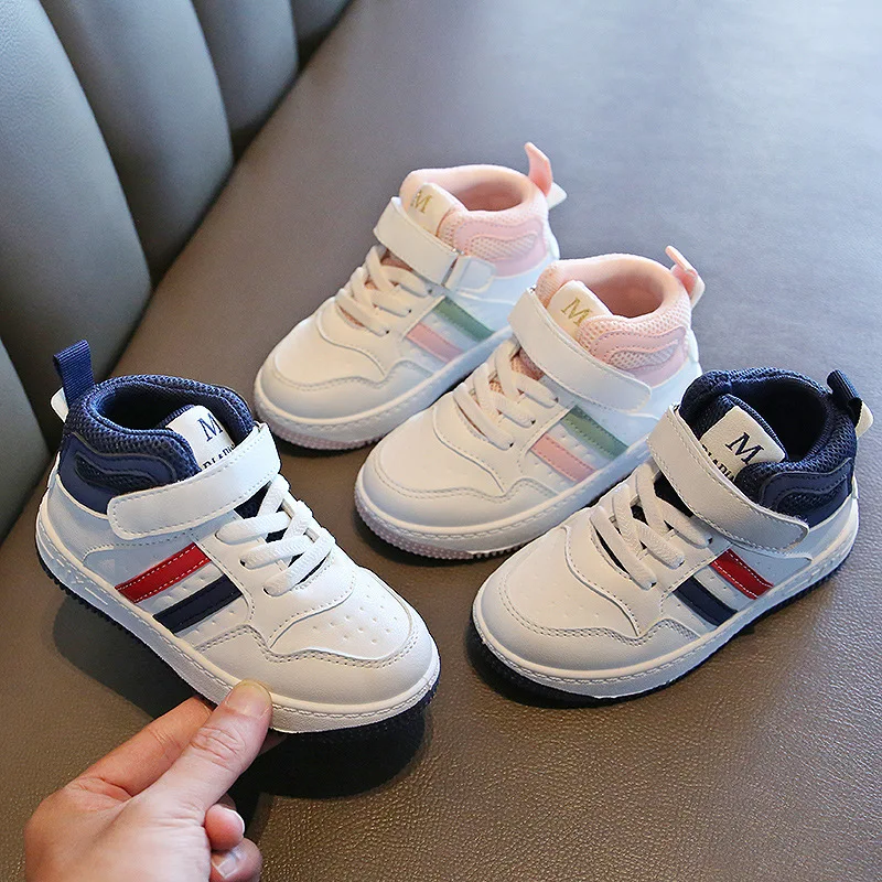 

Size 21-32 Children Anti-slip Wear-resistant Casual Shoes Girls Boys Kids Soft Sole Toddler Shoes Baby Breathable Sport Sneakers