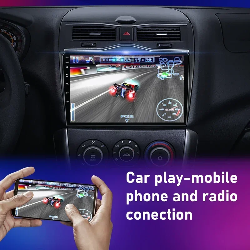 2 Din Android 12 Carplay Автомобильный радиоприемник для LADA BA3 Granta Cross 2018 2019 GPS-навигация