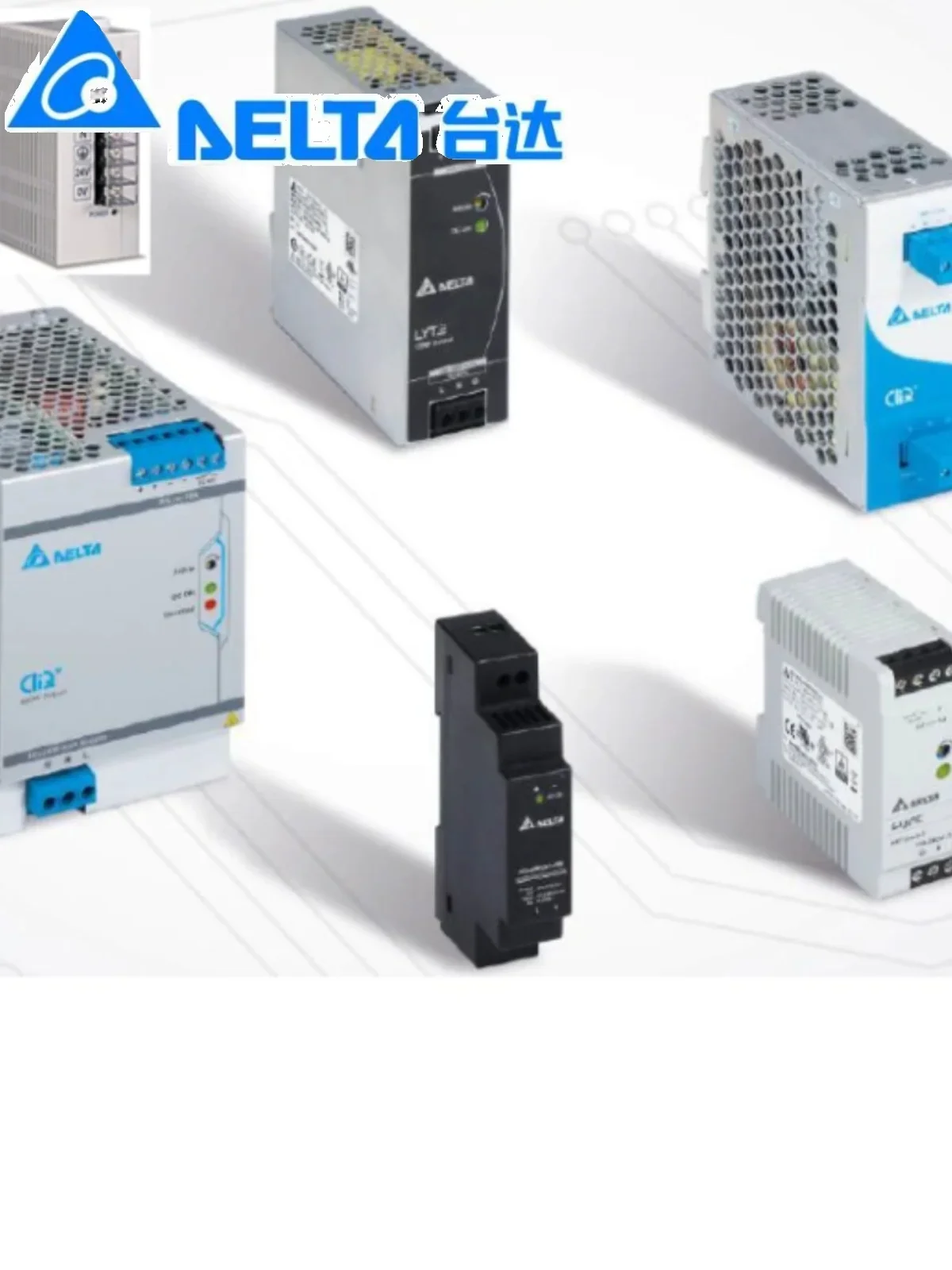 Промышленный рельсовый блок питания Delta DRP024V480W1BN 24 в 480 Вт Zhongda Dentsu оригинальный и