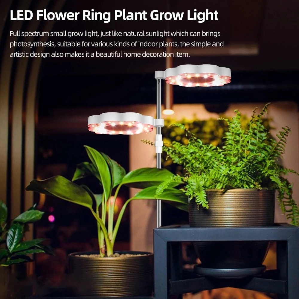 LED Full Spectrum Phyto Lamp USB 5V Plants Flowers Dimmable Grow Light for Indoor Office Potted Cultivo Hydroponic Planting3500K