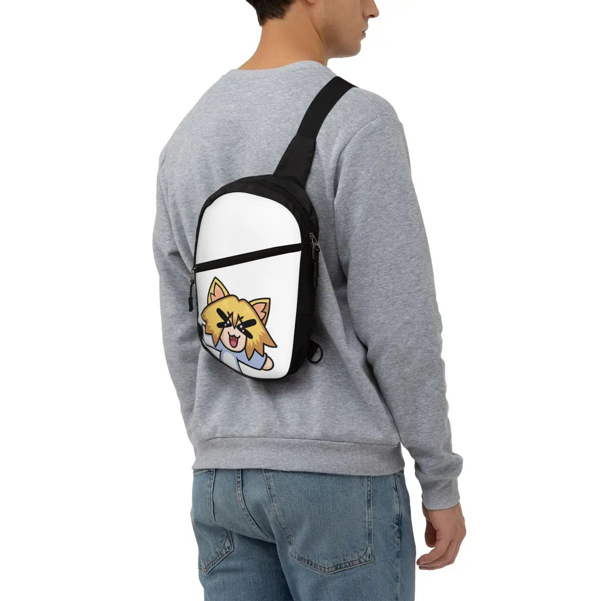 Neco-Arc Yelling нагрудная сумка мужской рюкзак через плечо дорожный походный на