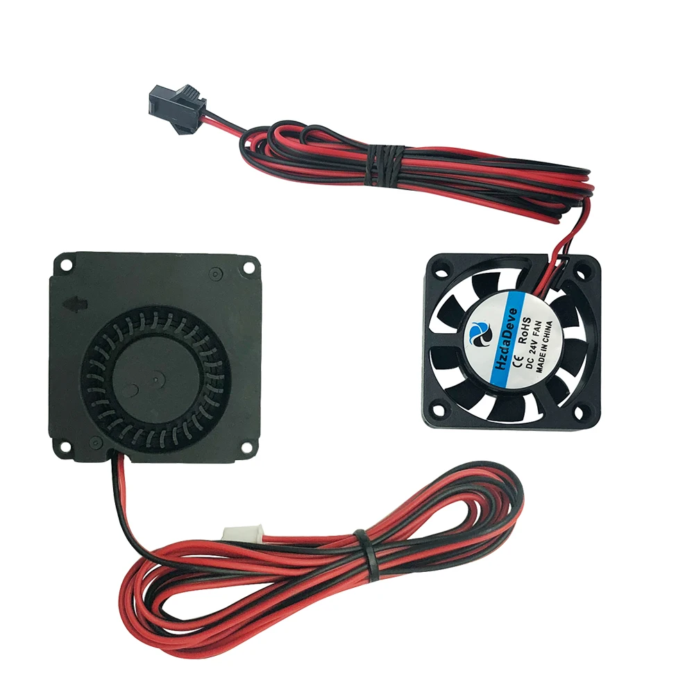 

HadaDeve Extruder Fan 4010 Blower And Axial Fan 40x40x10mm 24V DC Cooler Small Fan for 3D Printer Ender 5 Plus Accessories