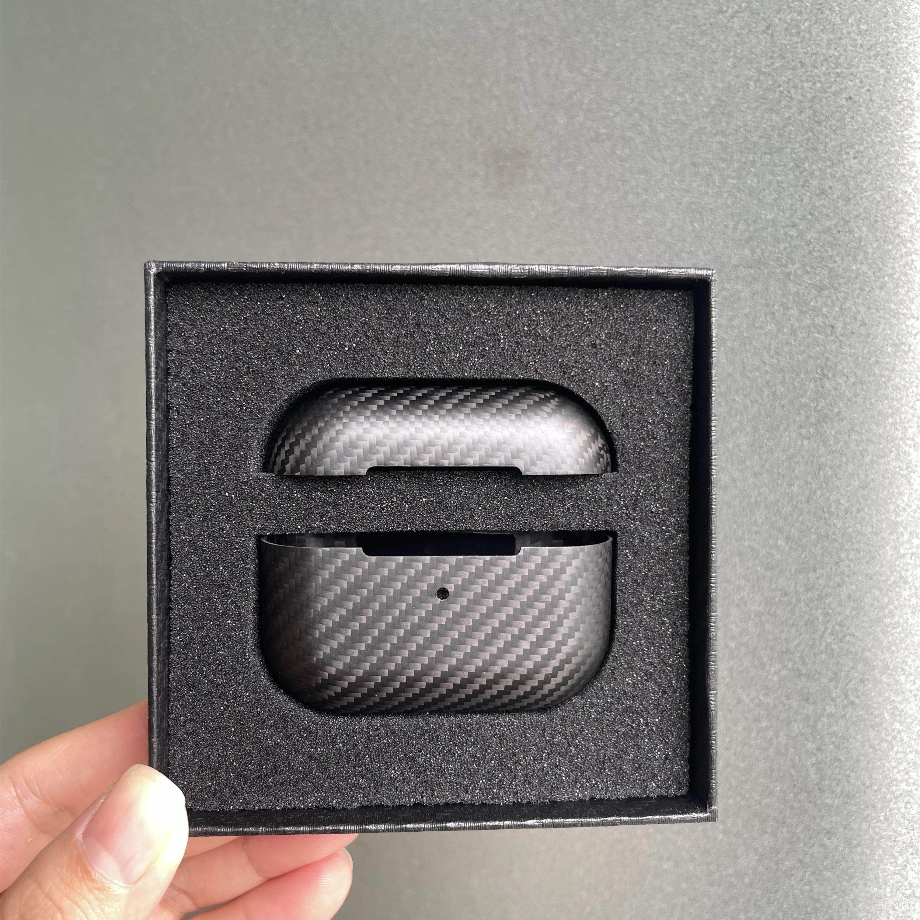 Real Carbon Fiber Earphone Case For AirPods 4 Wireless Cover Apple Pro2