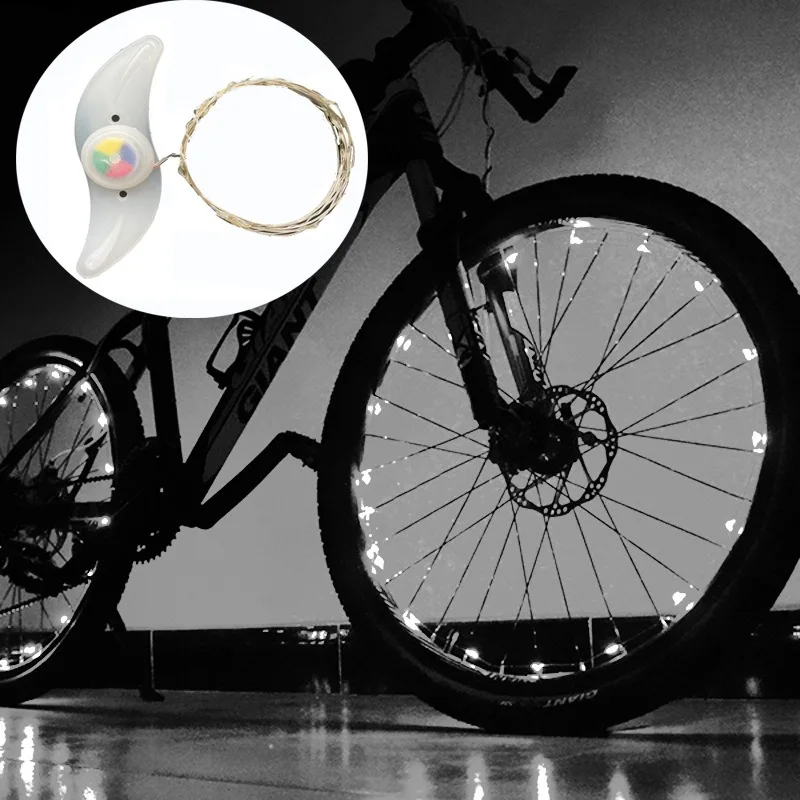 

Bicycle Wheel Lights Mountain Bike Frame Decoration Lights Bicycle Spoke Lights Night Riding Bicycle Accessories