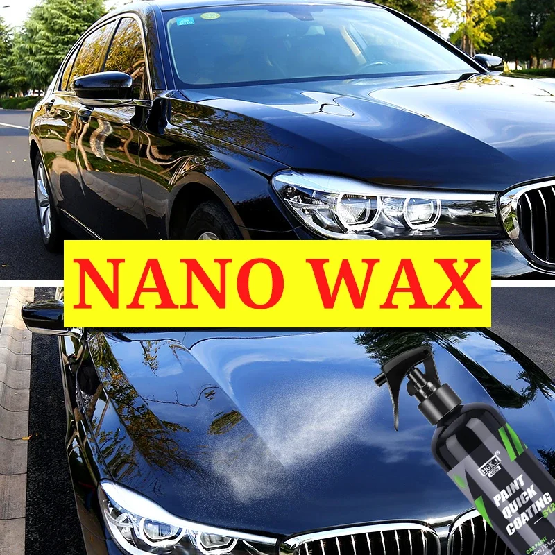 

50ml Car Nano Ceramic Hydrophobic Spray Paint Care Quick Coating Polish Wax More Shine Car Wash Maintenance HGKJ S12