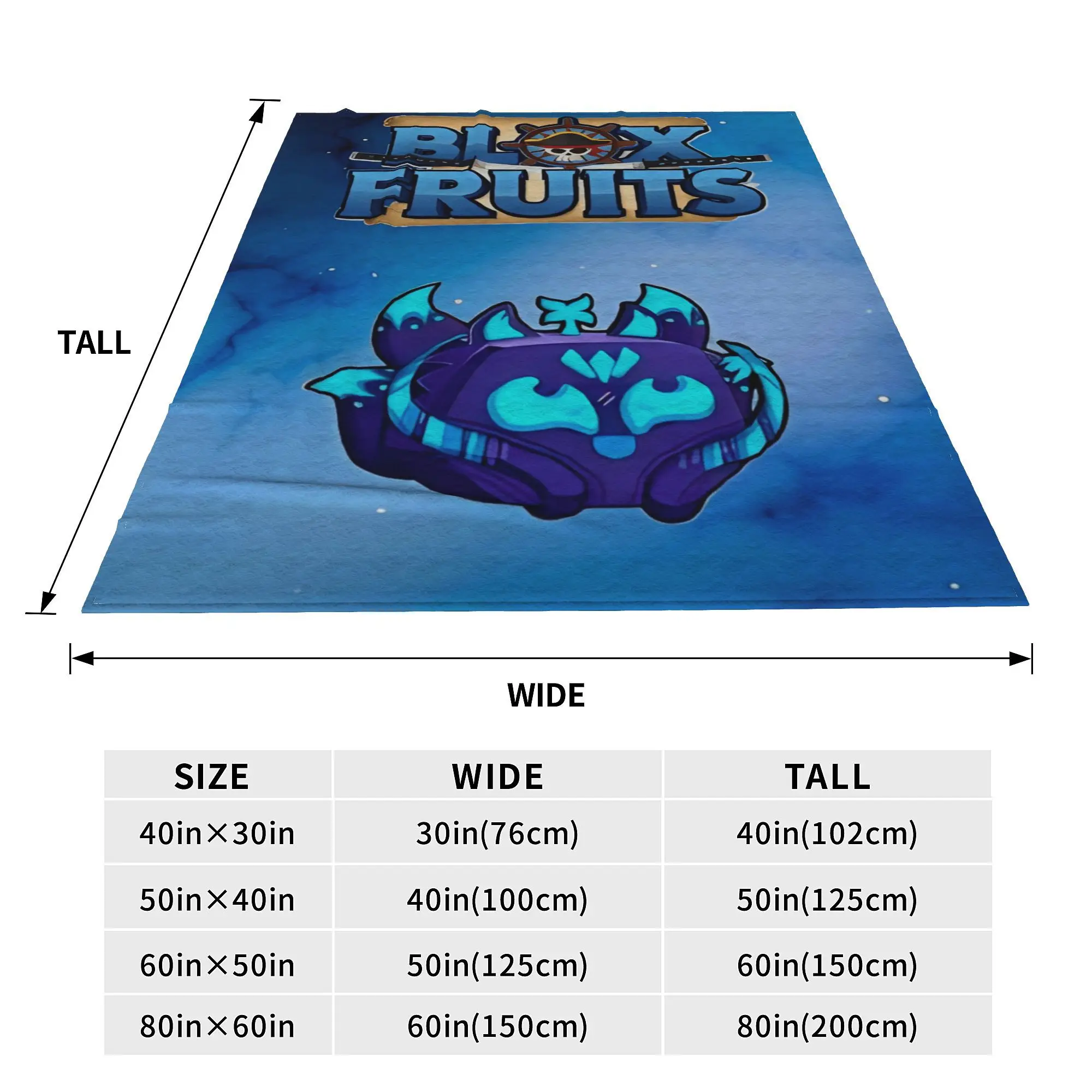 Флисовое одеяло Blox Fruits для игр одеяла Robloxx постельного белья офисное легкое