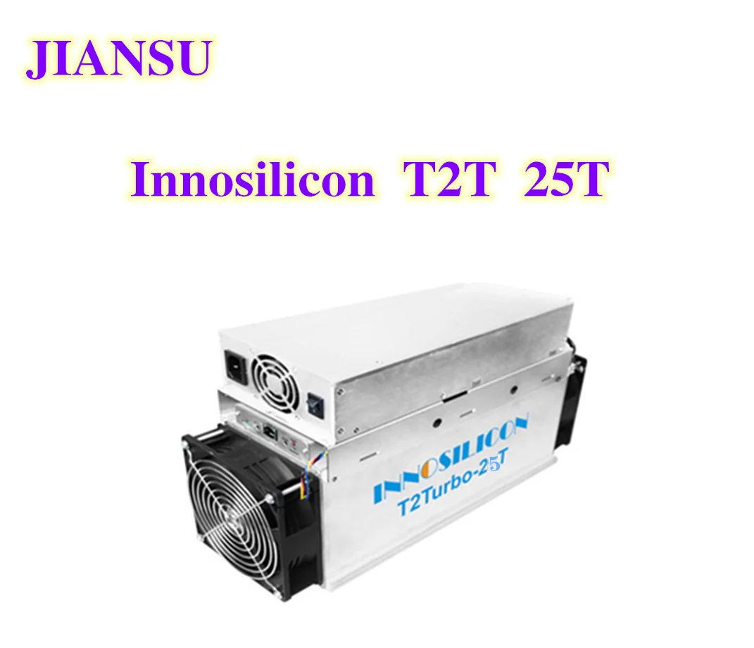 

Used USED Innosilicon T2T 25T sha256 asic miner T2 Turbo 30Th/s bitcoin BTC Mining machine with psu Better Than Antminer S9 z9