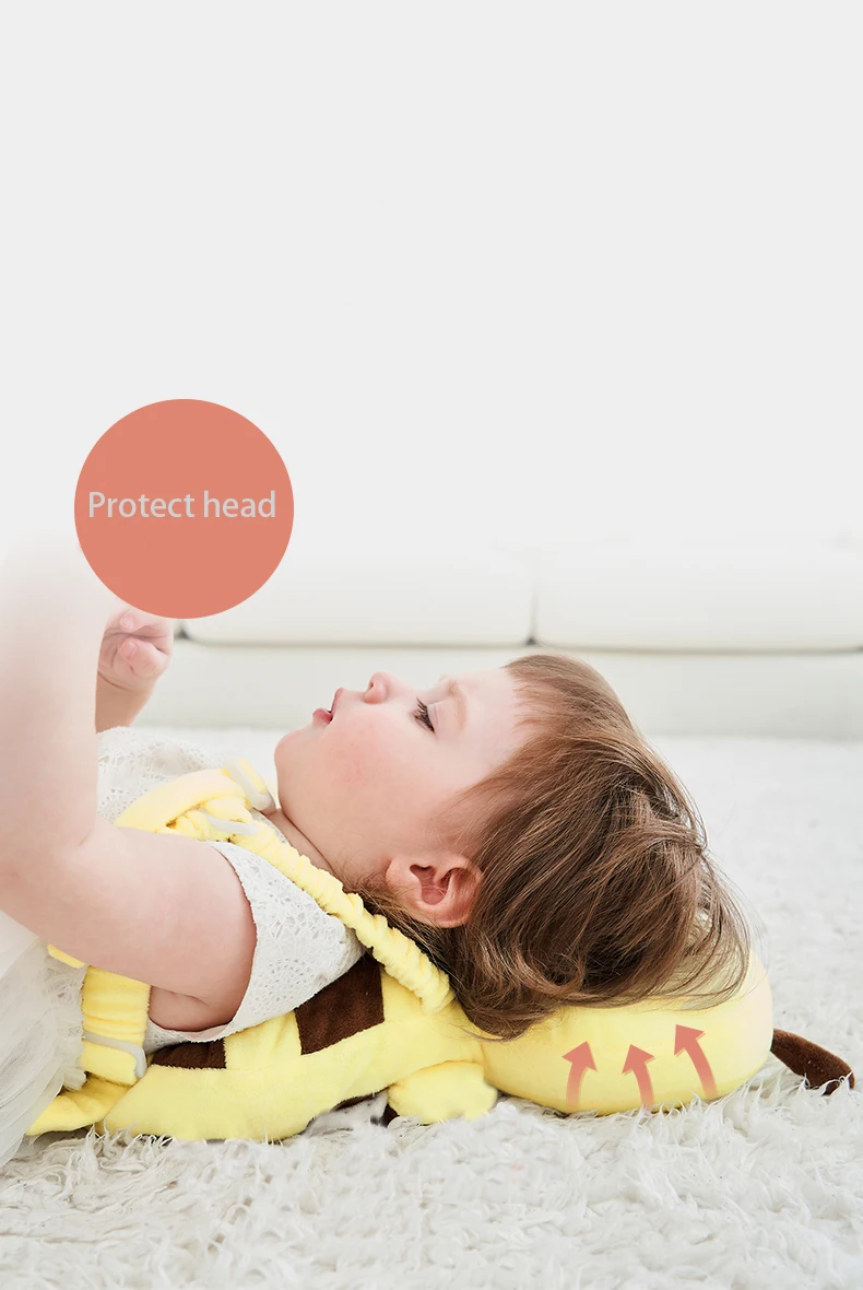 

Подушка для защиты головы ребенка-это Милая безопасная Подушка с защитой от падения, защитная подушка для защиты от падения для детей