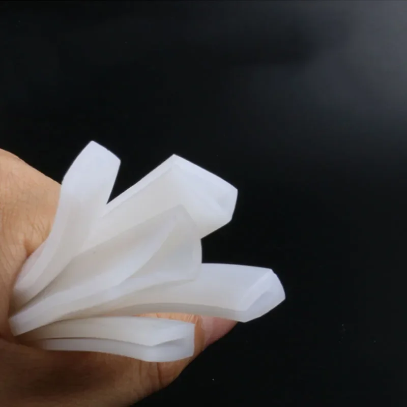 Полупрозрачная силиконовая резиновая U-образная уплотнительная лента для окон