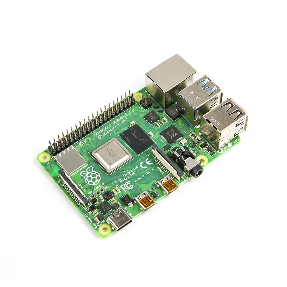 

Оригинальный Raspberry Pi 4 Model B, 4 Гб ОЗУ, 3 скорости, чем Raspberry Pi 3B +