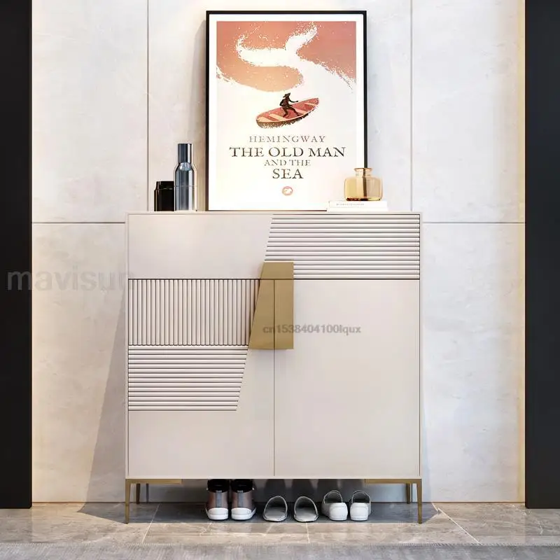 

Large Capacity Entrance Cabinet Multi-Layer Storage Pink Shoe Racks Organizer Multifunctional Rack Hallway Furniture Shoe-Shelf