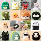 Защитный чехол для Xiaomi Air 2s Air 2 Mi True Wireless наушники 2, симпатичный силиконовый чехол, мультяшный чехол