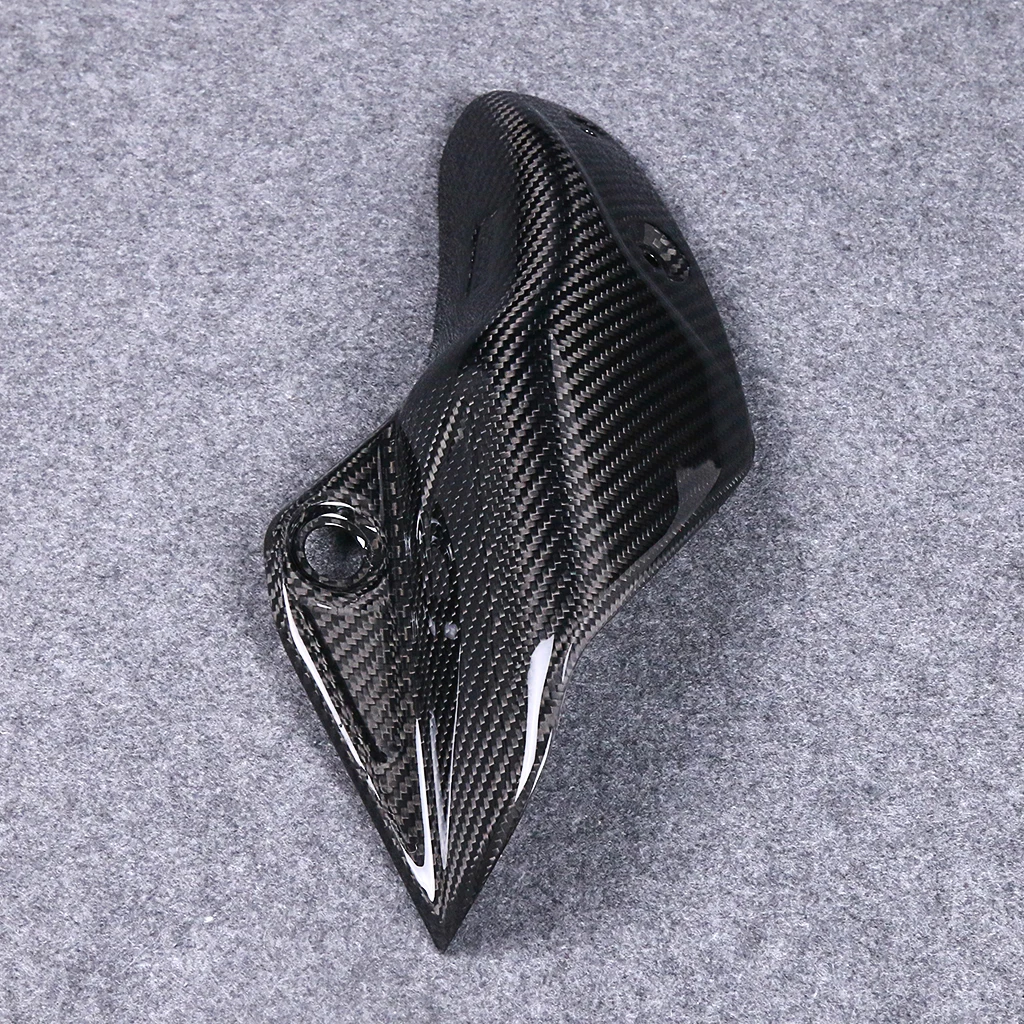 Реальное сухое углеродное волокно Akrapovic крышка выхлопных газов комплекты