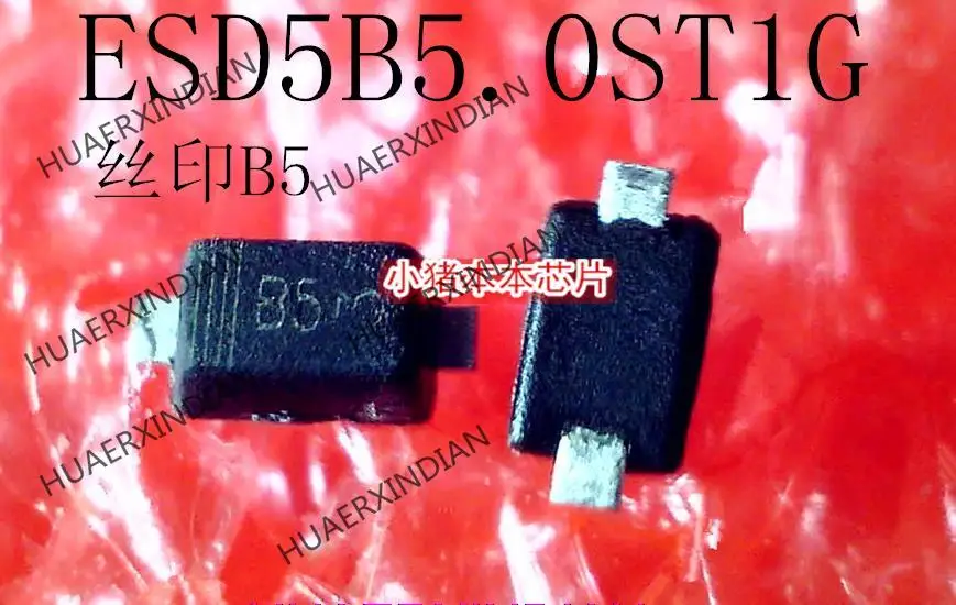 

1 шт. ESD5B5.0ST1G принт B5 SOD-523 Новый и оригинальный