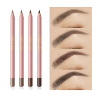 4colors eyebrow pencil waterproof long lasting no blooming rotatable triangle eye brow tattoo pen makeup cosmetics
