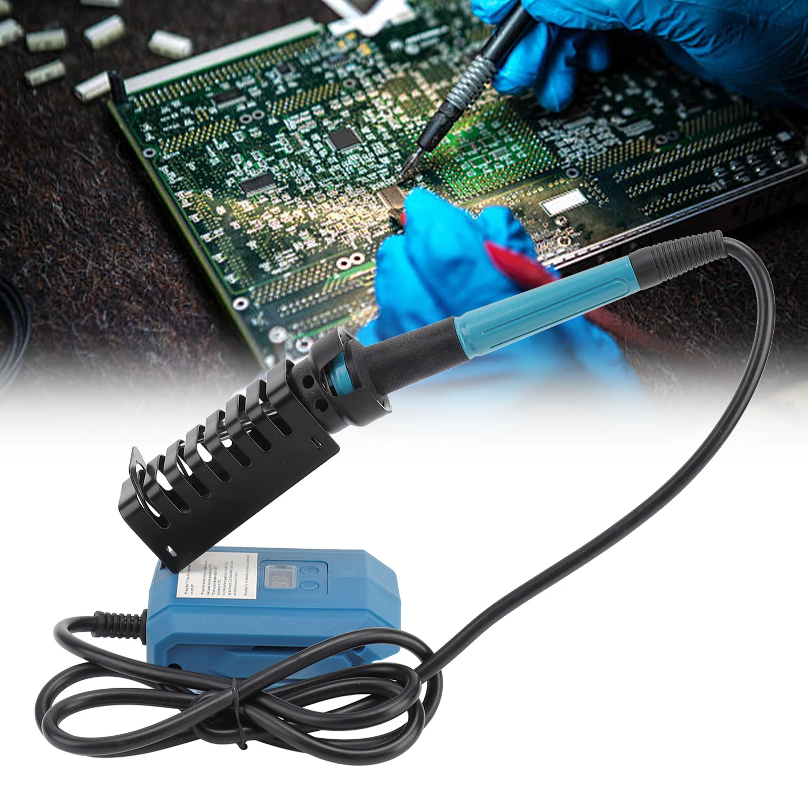 Перезаряжаемый паяльник с быстрым нагревом от 300 до 510 ℃ Цифровой дисплей набор