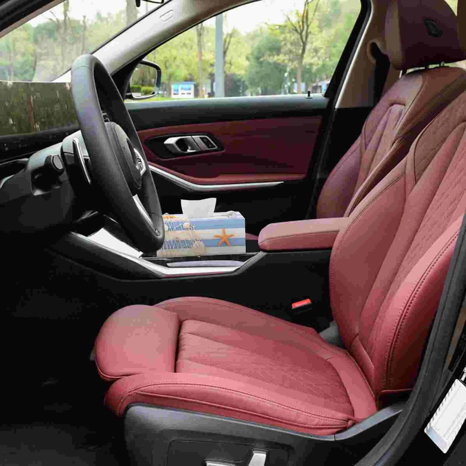 

Ocean Decor Tissue Storage Case Ornaments Desktop Wooden Container Household Napkin Holder