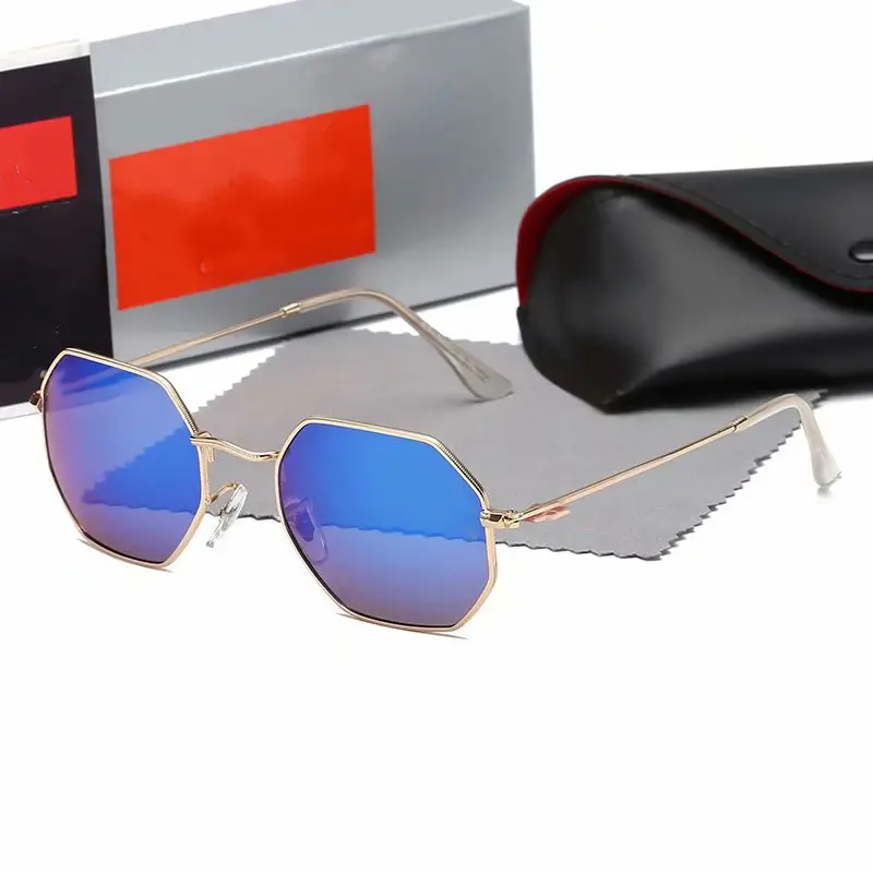 

2023Luxury Rimless Sunglasses Women Oversize Square Sun Glasses for Outdoor Summer Man Designer Brand glasses With Original Box