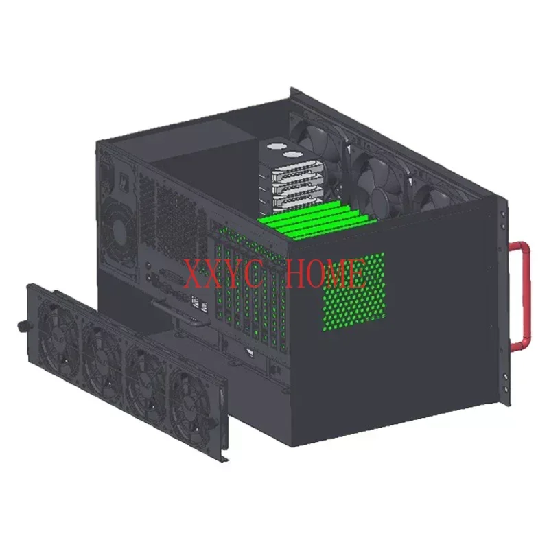 Корпус 12 Bay NAS материнская плата ATX блок питания 8 полноразмерных слотов домашний