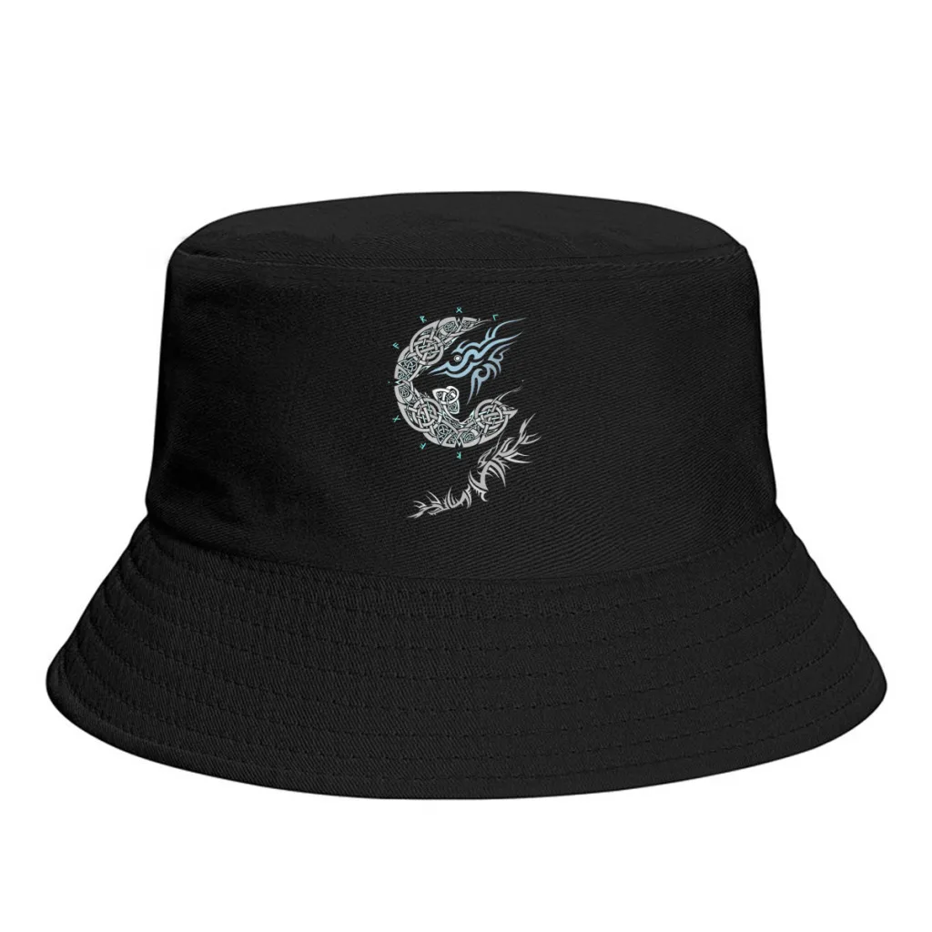 

Панама Wolf Vikings унисекс, уличная ветрозащитная Толстая шапка, для рыбаков