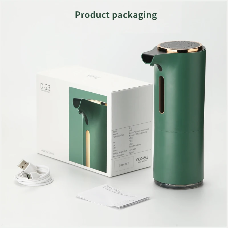 

550ml Automatic Soap Dispenser Handsfree Smart Sensor Touchless Soap Liquid Foam Dispenser For Bathroom Kitchen Home Accessories