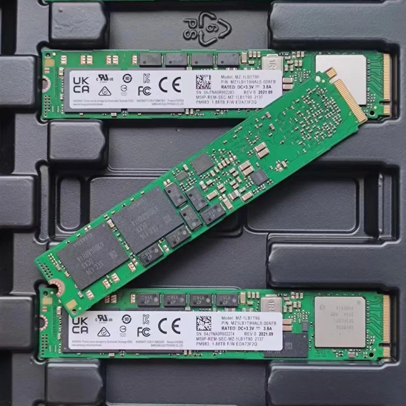 Nuovo Pm983 1.88T Ssd Solid State Drive 22110 Dimensioni Protocollo Nvme Enterprise Pcie3.0