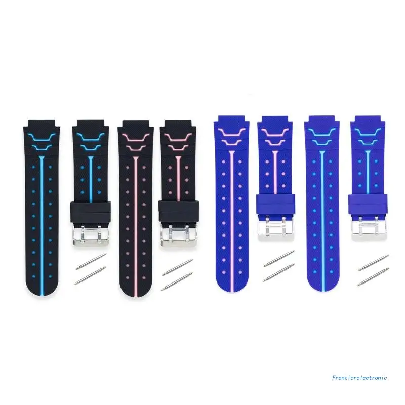 

Children Kids Watchband Wrist Strap 16MM Silicone Belt Replacement for Q750 Q100 DropShipping