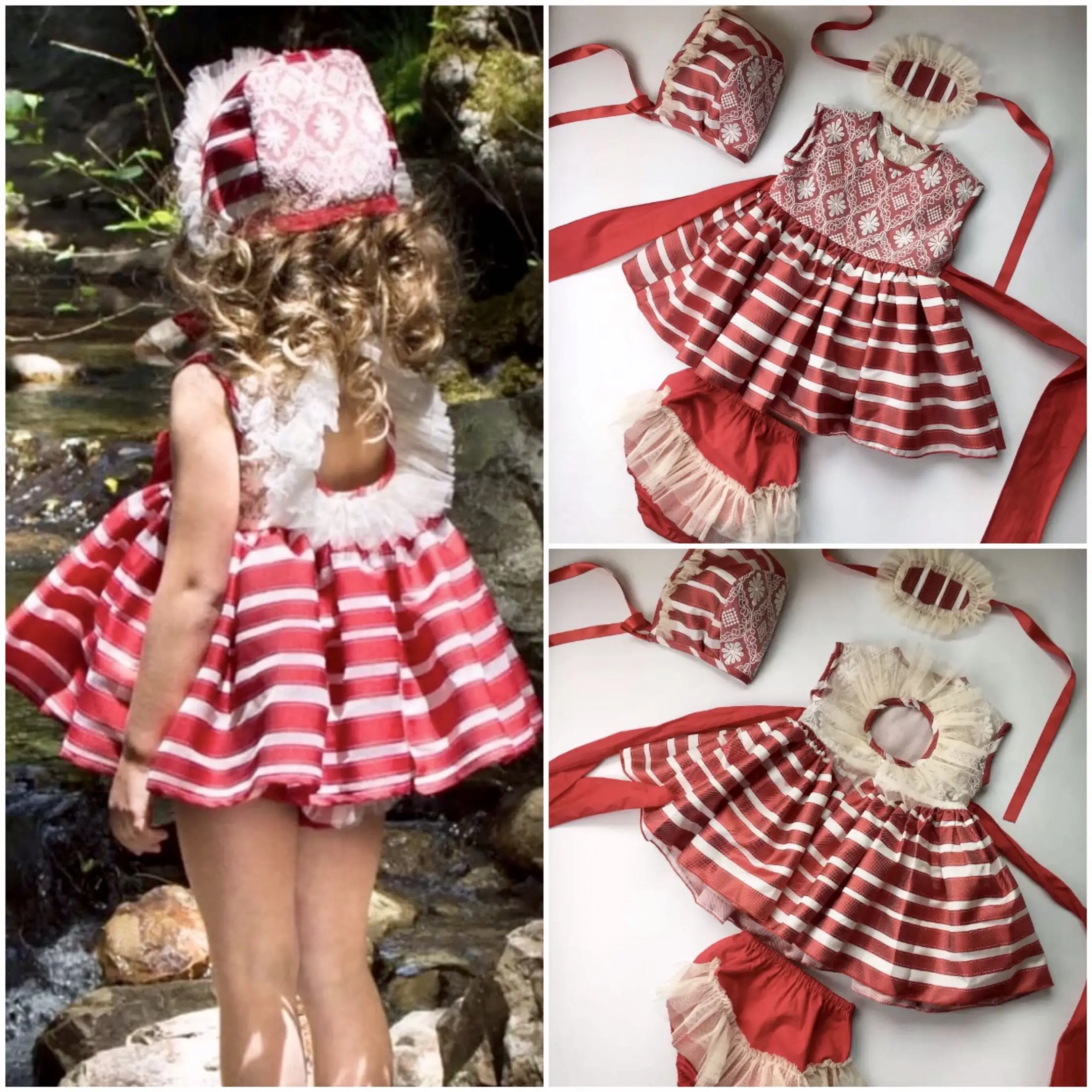 

Испанские платья для маленьких девочек, комплект детской одежды из 3 предметов, детское платье принцессы в Испании Lotia, детское вечернее пра...