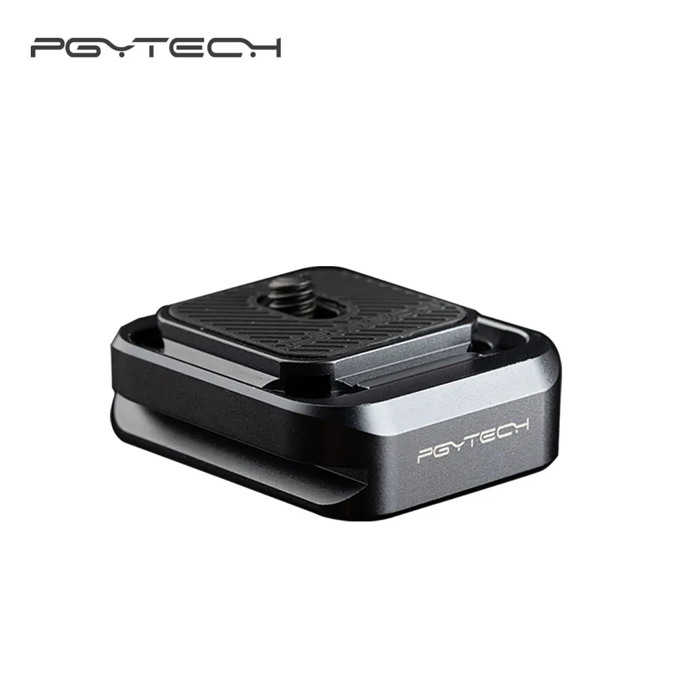 

PGYTECH SnapLock Plate Adapter Arcac-Swiss 1/4 and 3/8 Threaded Holes Plate Compatibl with Gimbals Plates Tripods Sliders