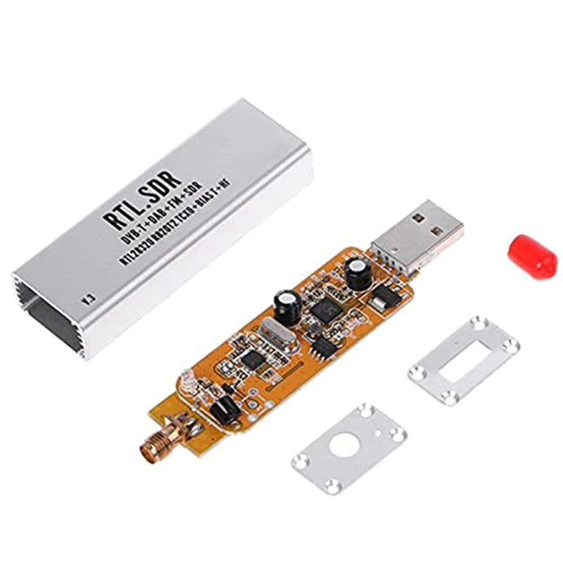 0 1 МГц-1 7 ГГц TCXO RTL SDR приемник R820T2 USB RTL-SDR Dongle с 0.5Ppm SMA MJZSEE A300U тестер | Электроника