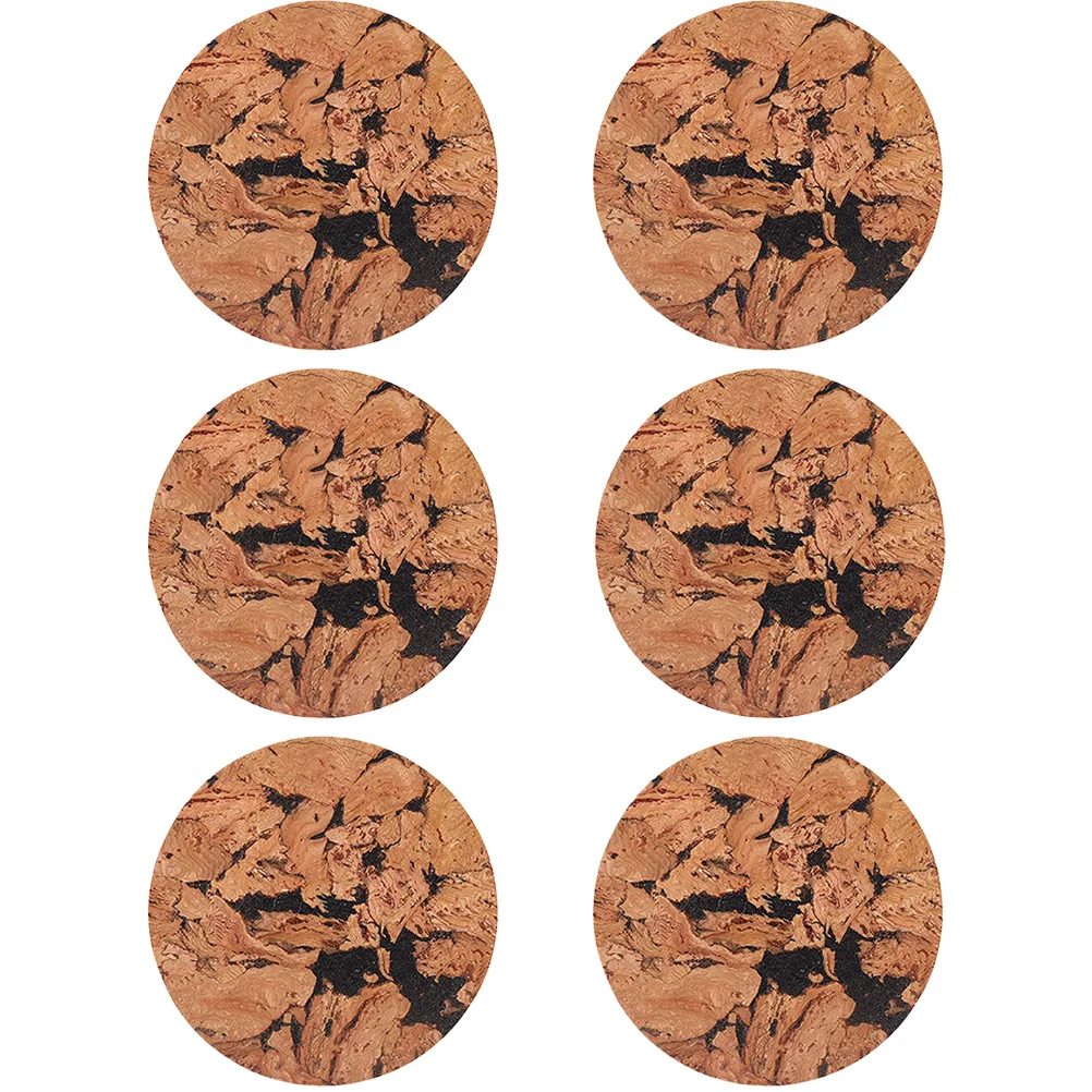 

Coasters Cork Drink Round Coaster Blank Mats Beveragecoffee Housewarming Cup Gifts Farmhouse Wood Reusable Cool
