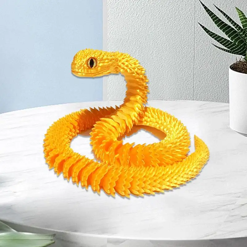 3D печатные фигурки змеиного дракона 3d новогоднее украшение 2025 традиционное для