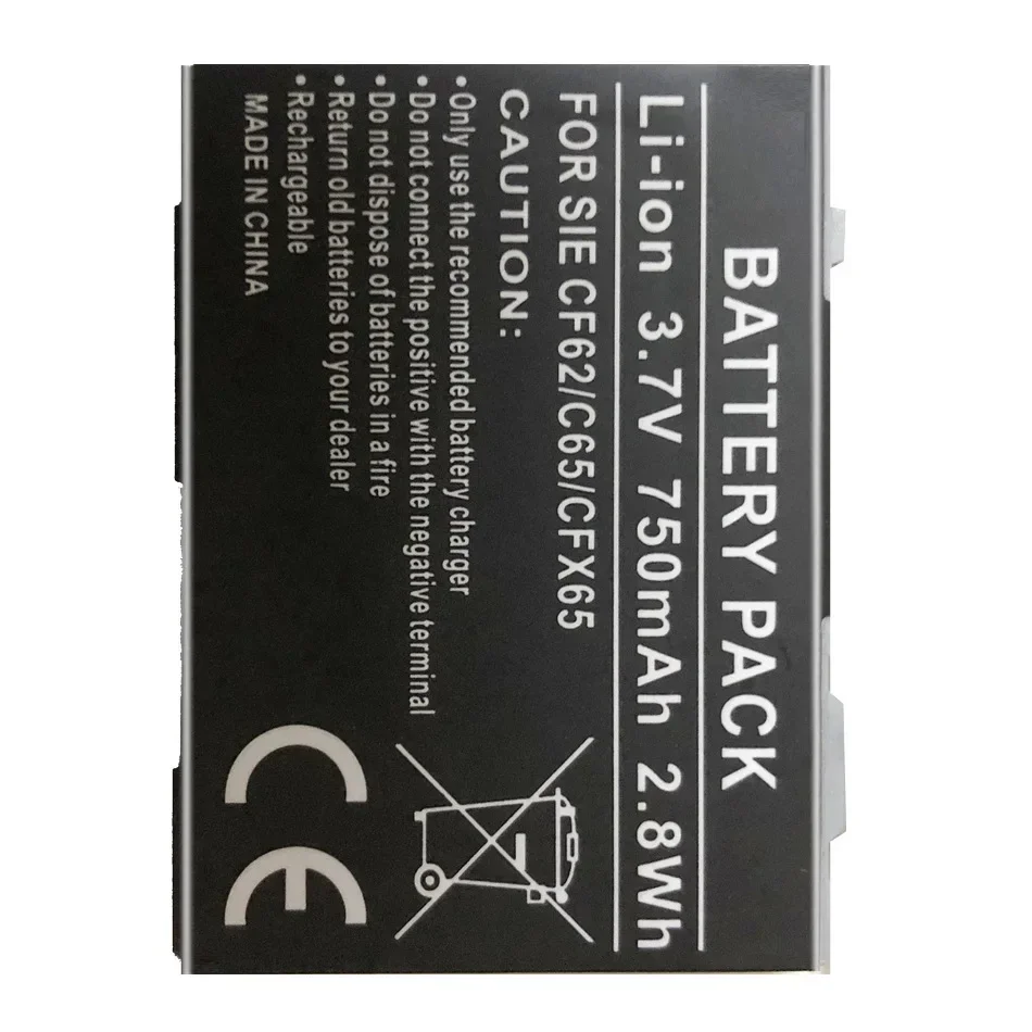 Сменный аккумулятор CX 65 M S65 750 мАч для Siemens CXI70 CXT65 CXT70 CXV65 CXV70 M65 M75 M8 S65V S66 S75 SK65 SP65