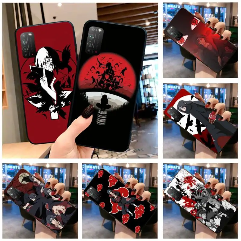 

NARUTO Popular Anime Uchiha Itachi Phone Case For Huawei Honor 70 60 50 30 20 10 9 9X V30 Pro Lite View
