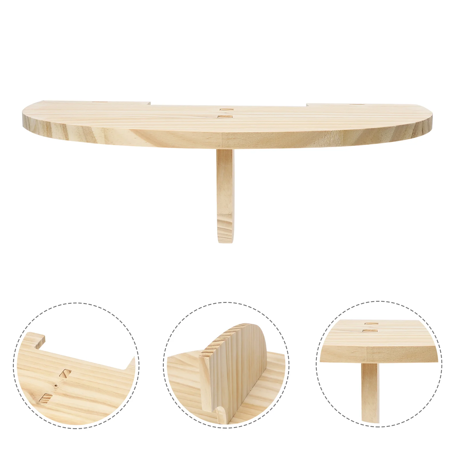Wooden Router Wall Rack Useful Wall Storage Bracket Practical Projector Shelf